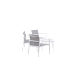 Paris Prix Salon De Jardin "Break" 105cm Blanc