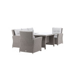 Paris Prix Salon De Jardin "Brentwood" 186cm Gris
