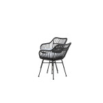 Paris Prix Salon De Jardin "Viga" 81cm Noir