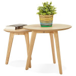 Paris Prix Set De 2 Tables D'Appoint "Rauma" Naturel