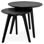 Paris Prix Set De 2 Tables D'Appoint "Rauma" Noir