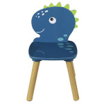 Paris Prix Table & 2 Chaises Enfant "Dino" 55cm Bleu