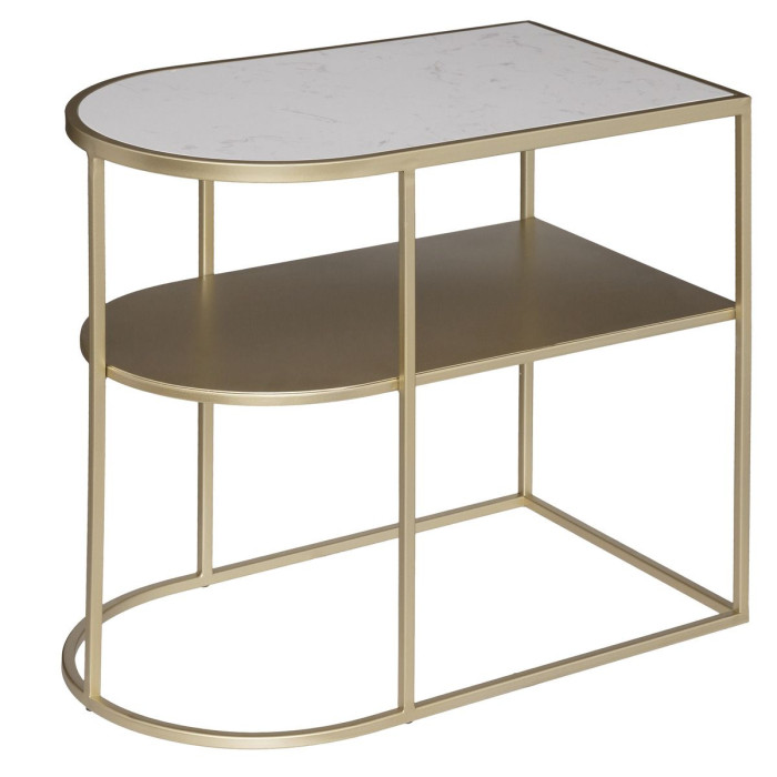 Paris Prix Table à Café Design "Paige" 52cm Or