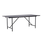 paris prix Table à Manger Design "Astrid" 200cm Noir