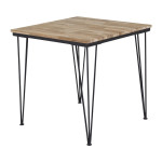 Paris Prix Table à Manger Design "Bali" 80cm Naturel