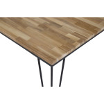 Paris Prix Table à Manger Design "Bali" 80cm Naturel
