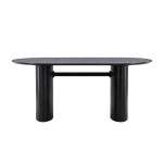 Paris Prix Table à Manger Design "Isolde" 180cm Noir