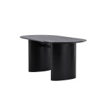 Paris Prix Table à Manger Design "Isolde" 180cm Noir