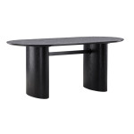 paris prix Table à Manger Design "Isolde" 180cm Noir