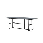 Paris Prix Table à Manger Design "Leif" 200cm Noir