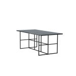 Paris Prix Table à Manger Design "Leif" 200cm Noir