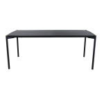 Paris Prix Table à Manger Design "Pelle" 190cm Noir