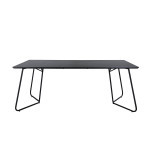 Paris Prix Table à Manger Design "Petra" 190cm Noir