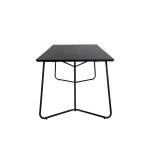 Paris Prix Table à Manger Design "Petra" 190cm Noir