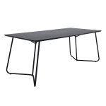 paris prix Table à Manger Design "Petra" 190cm Noir