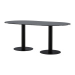 Paris Prix Table à Manger Design "Pillan" 180cm Noir