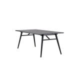 Paris Prix Table à Manger Design "Sleek" 195cm Noir
