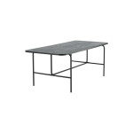 Paris Prix Table à Manger Design "Uno" 200cm Noir