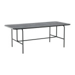 paris prix Table à Manger Design "Uno" 200cm Noir