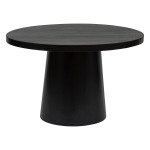 paris prix Table à Manger en Bois "Boki" 120cm Noir