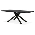 Paris Prix Table à Manger En Bois "Laby" 200cm Noir