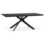 paris prix Table à Manger en Bois "Laby" 200cm Noir