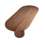 Paris Prix Table à Manger Ovale "Karla" 240cm Marron