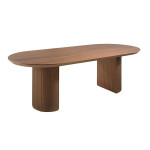 paris prix Table à Manger Ovale "Karla" 240cm Marron
