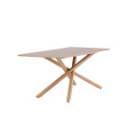 Paris Prix Table à Manger "Piazza" 180cm Marron