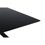 Paris Prix Table à Manger "Piazza" 180cm Noir