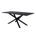 paris prix Table à Manger "Piazza" 180cm Noir