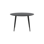 Paris Prix Table à Manger Ronde "Dipp" 115cm Noir