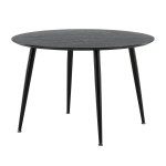 paris prix Table à Manger Ronde "Dipp" 115cm Noir