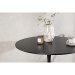 Paris Prix Table à Manger Ronde "Glade" 100cm Noir