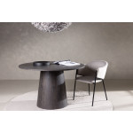 Paris Prix Table à Manger Ronde "Lanzo" 120cm Marron