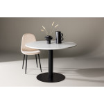 Paris Prix Table à Manger Ronde "Razzia" 106cm Blanc