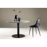 Paris Prix Table à Manger Ronde "Razzia" 106cm Gris