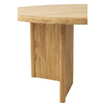 Paris Prix Table à Manger Ronde "Teck" 150cm Naturel