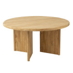 paris prix Table à Manger Ronde "Teck" 150cm Naturel