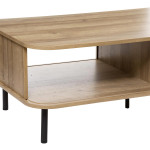 Paris Prix Table Basse 2 Portes "Colva" 120cm Beige