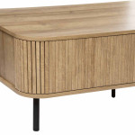 Paris Prix Table Basse 2 Portes "Colva" 120cm Beige