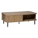 paris prix Table Basse 2 Portes "Colva" 120cm Beige