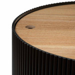Paris Prix Table Basse Avec Coffre "Enola" 55cm Noir