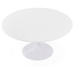 Paris Prix Table Basse "Columbus" 90cm Blanc