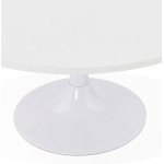 Paris Prix Table Basse "Columbus" 90cm Blanc