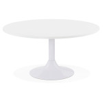 paris prix Table Basse "Columbus" 90cm Blanc