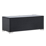 paris prix Table Basse de Jardin "London" 120cm Noir