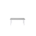 Paris Prix Table Basse De Jardin "Parma" 110cm Gris