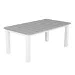 paris prix Table Basse de Jardin "Parma" 110cm Gris