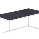 Paris Prix Table Basse De Jardin "Siaton" 110cm Gris